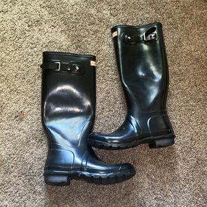 Black Hunter Rain boots size 8